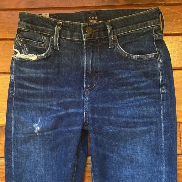 Citizens of Humanity Distressed Rocket High Rise Skinny Jeans 24 - Picture 2 of 16